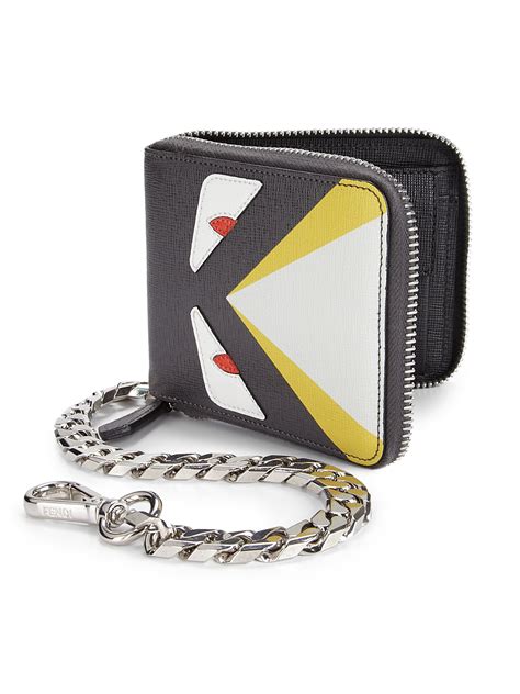 Fendi zipper wallet